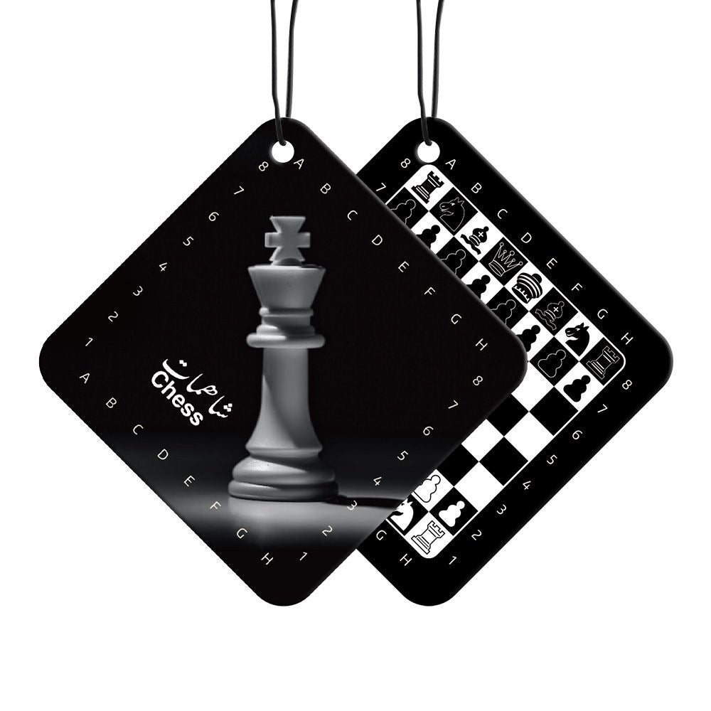 Chess-Themed Car Air Freshener – Exquisite Sculptural Fragrance Diffuser for a Sharp & Focused Drive