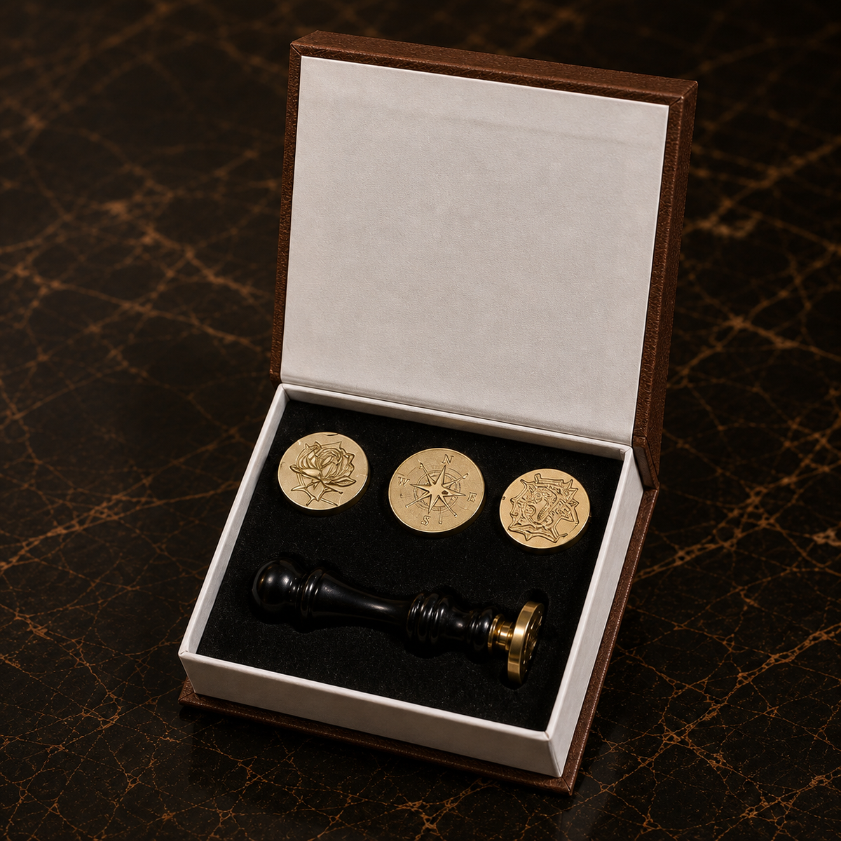 Small Chess Wax Seal Gift Box — image 1