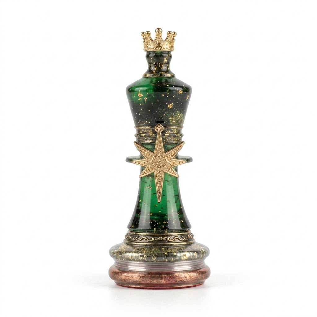 Custom King & Queen Chess Stamp — image 1