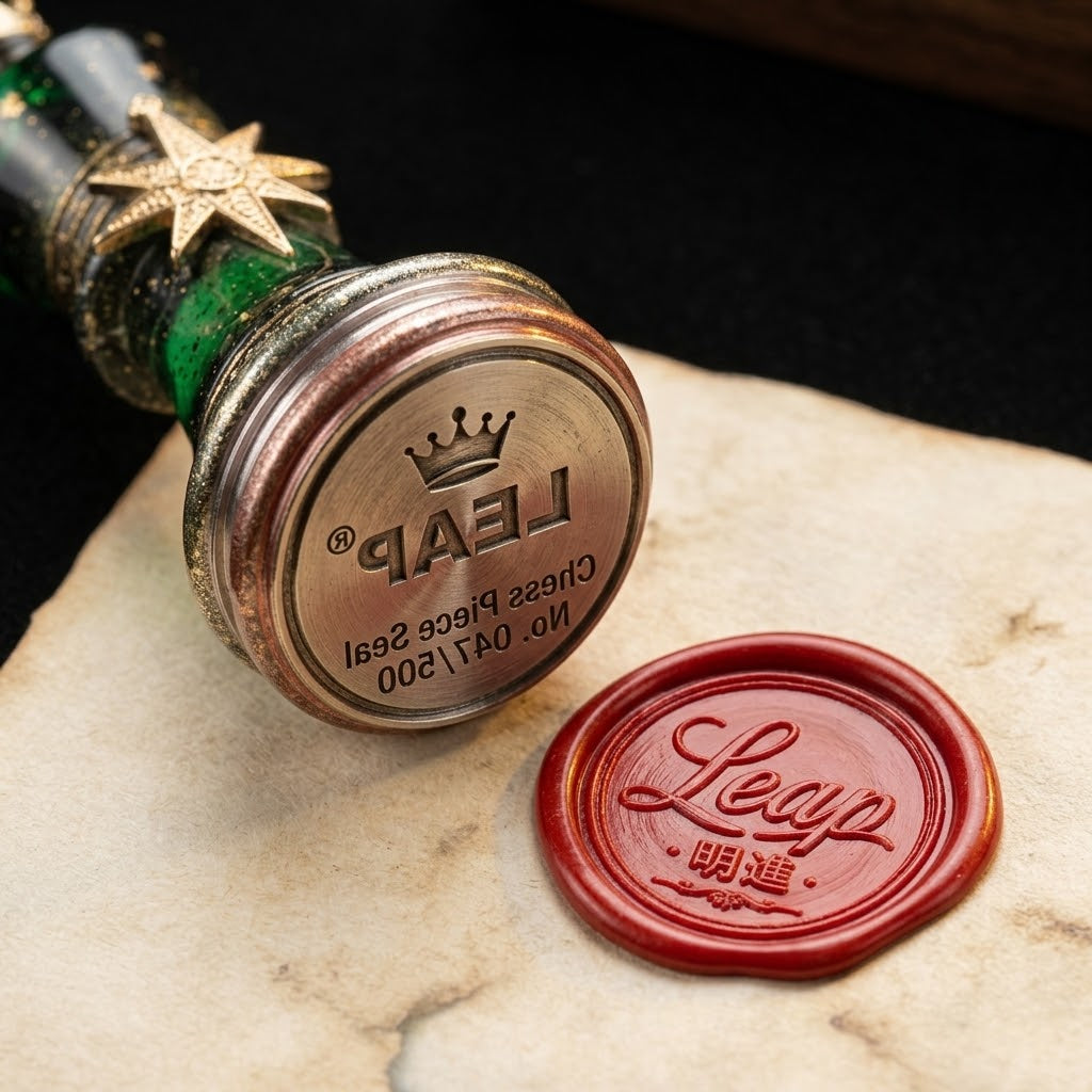 Custom King & Queen Chess Stamp — image 3