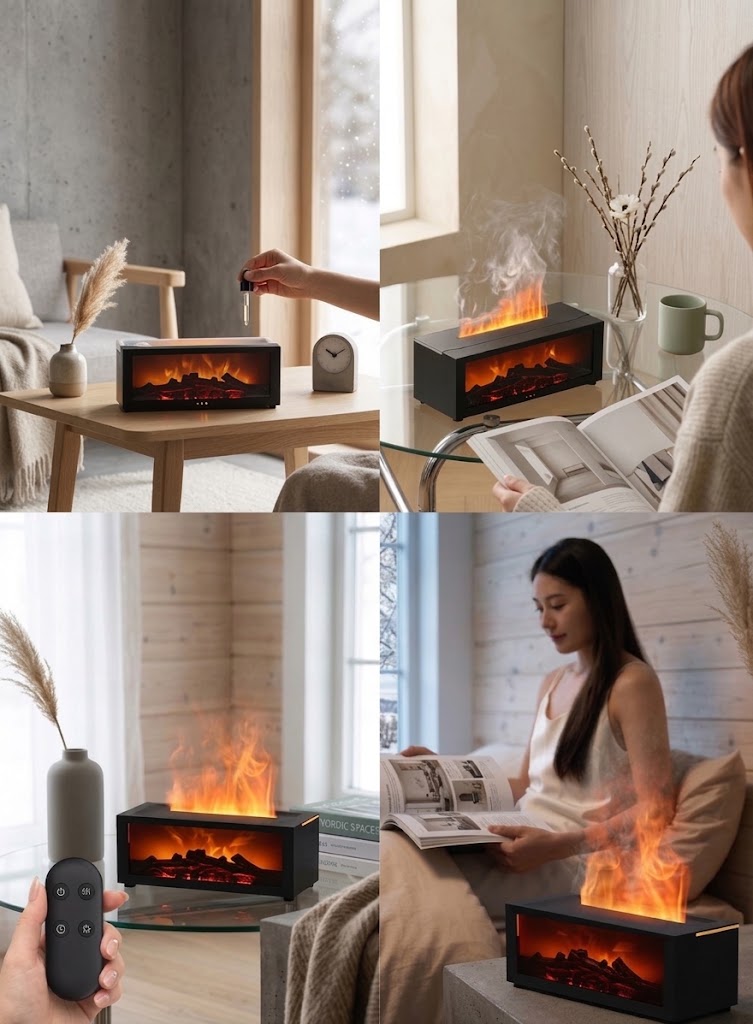 Fireplace Flame Aroma Diffuser — image 2