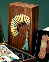 Custom Fan-Style Notebook & Bookmark Gift Box — image 3