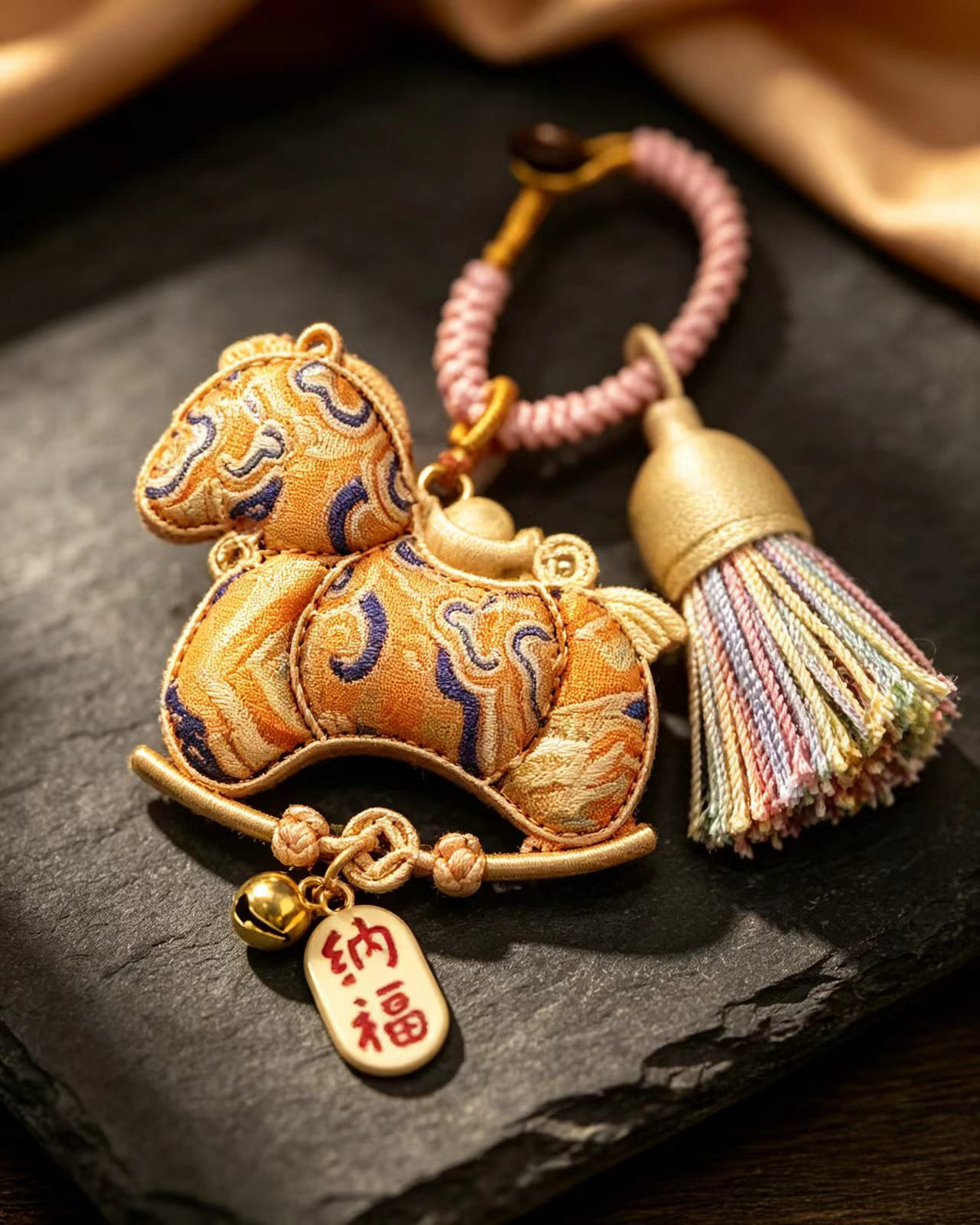 Song Brocade Horse Ornament — image 2