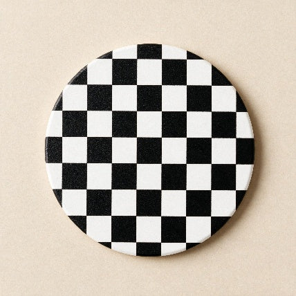 Chess & Decorative Pattern Coaster — image 1