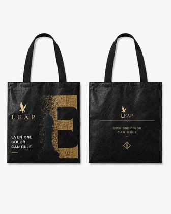 LEAP Chess Piece DuPont Paper Tote Bag — image 2