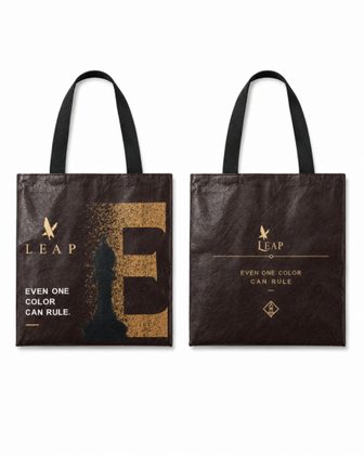 LEAP Chess Piece DuPont Paper Tote Bag — image 5