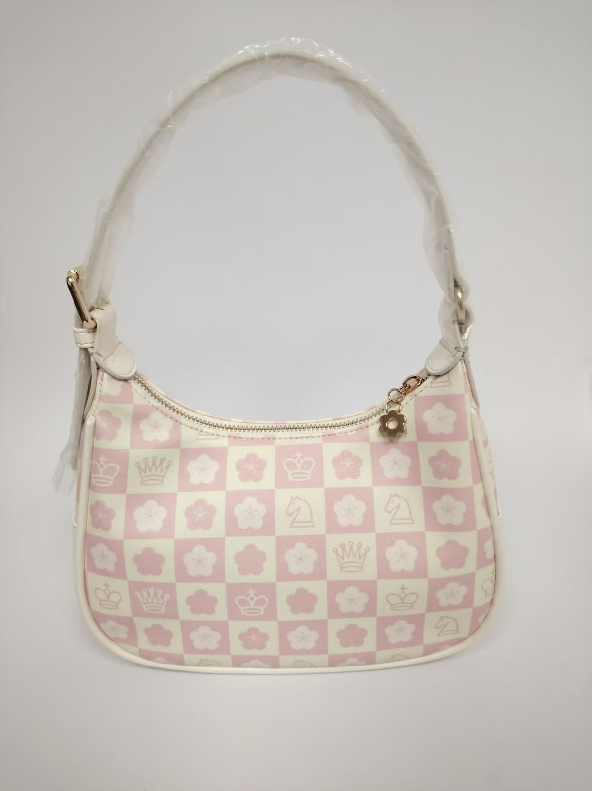 LEAP Spring Cherry Blossom Chess Shoulder Bag — image 1