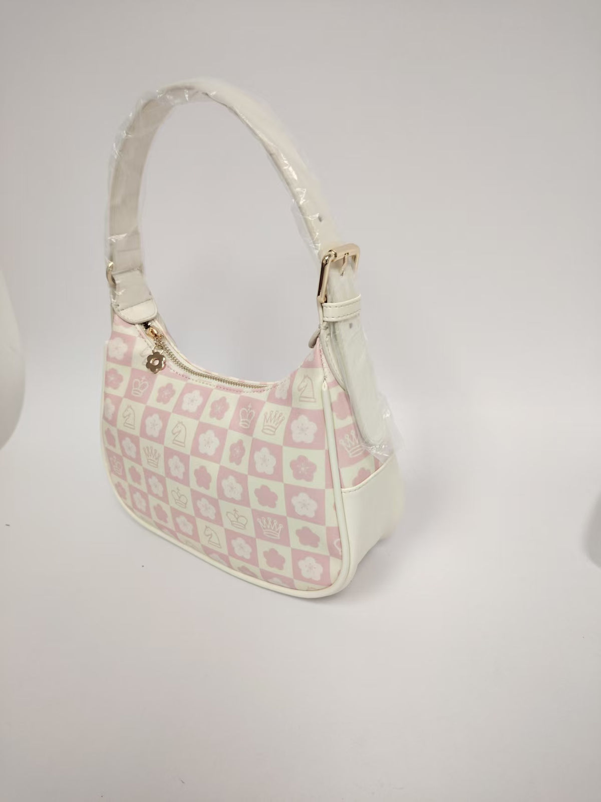 LEAP Spring Cherry Blossom Chess Shoulder Bag — image 6