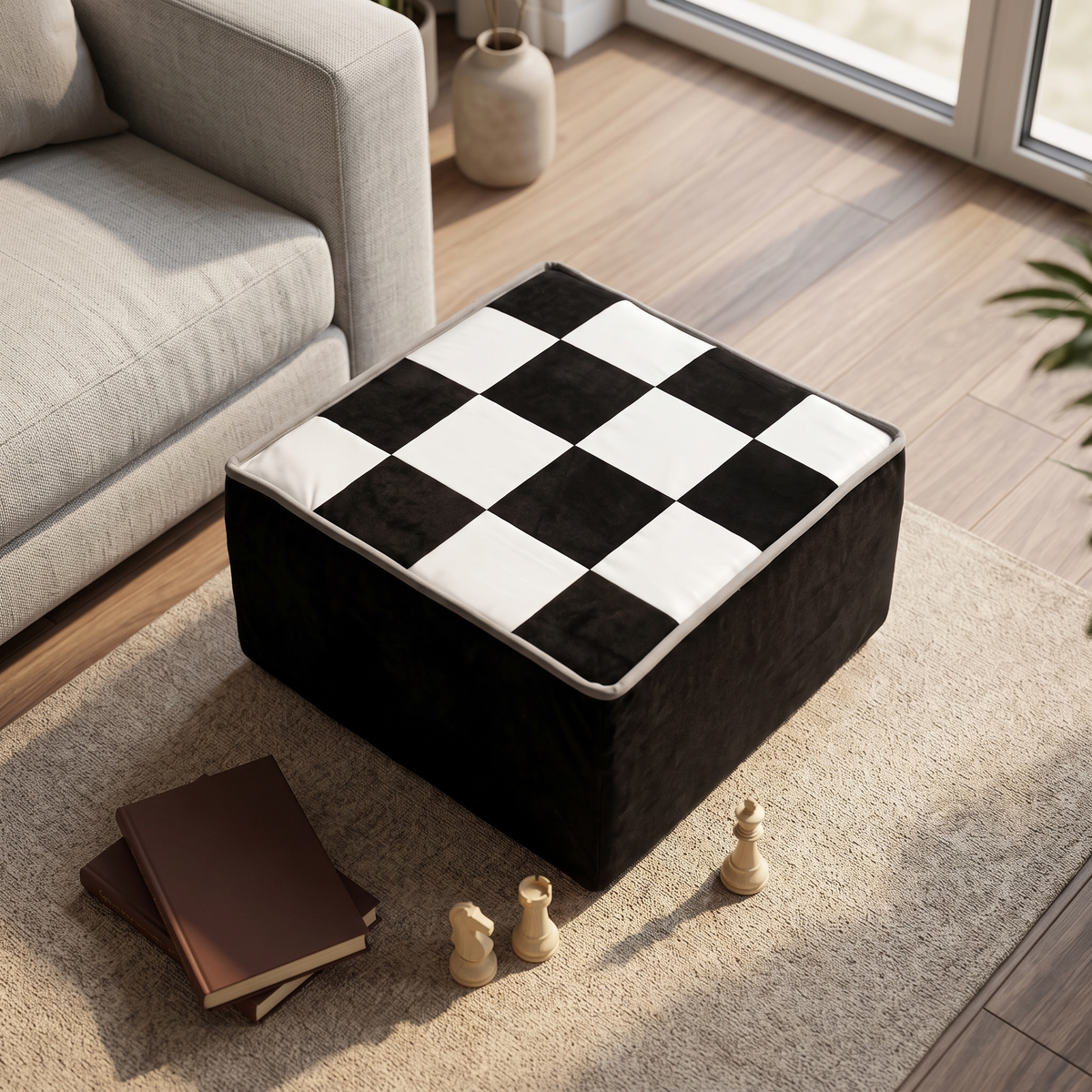 LEAP Checkerboard Cushion — image 4