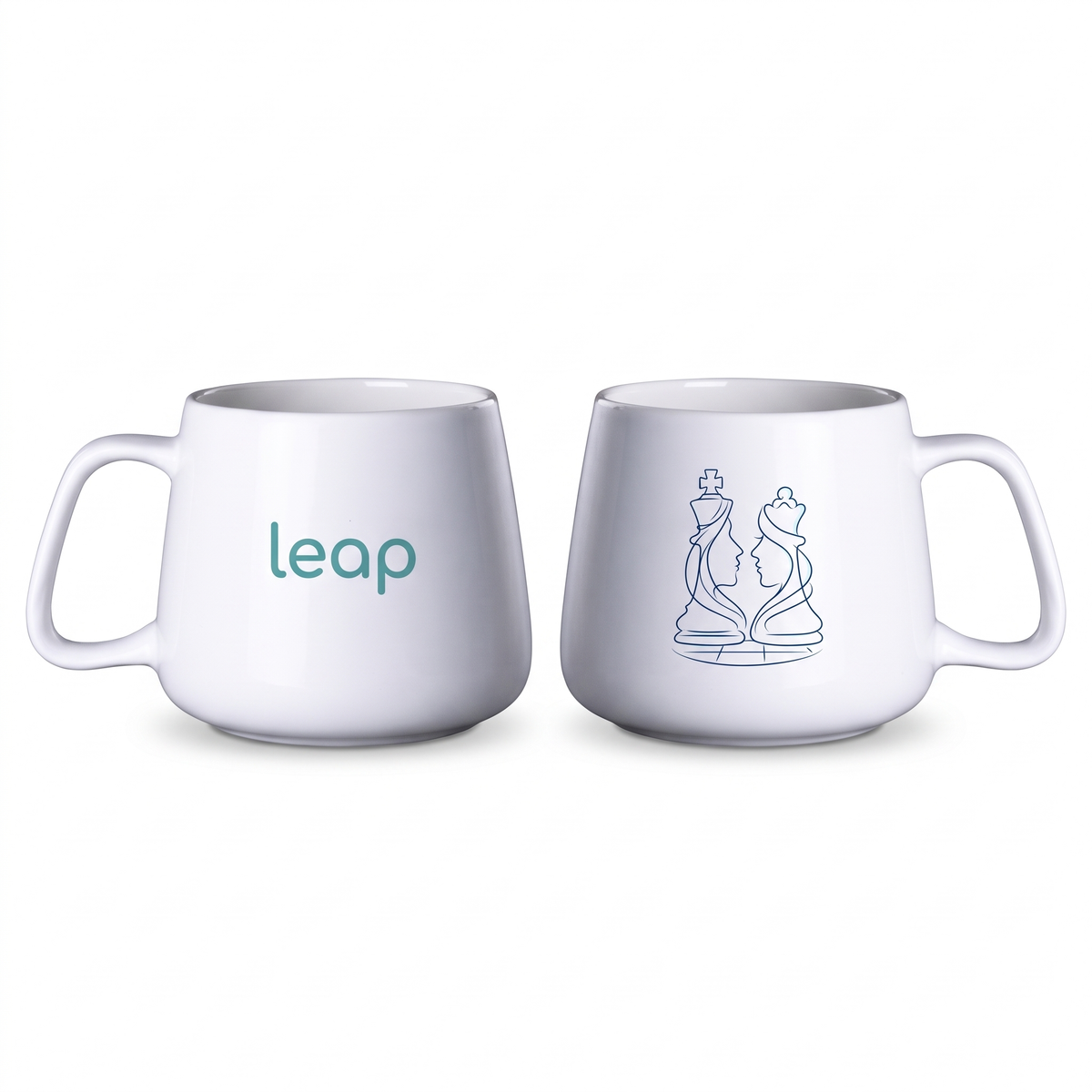 LEAP Chess Couple Mug — image 1