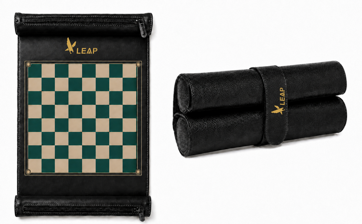 LEAP Roll-Up Travel Chessboard — image 1