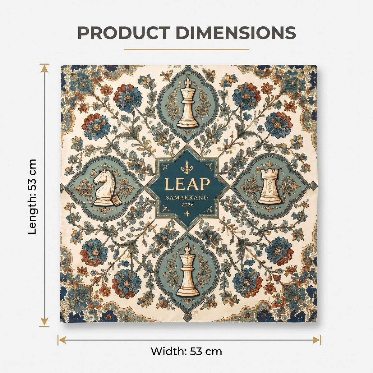 LEAP Silk Road Chess Scarf — image 2