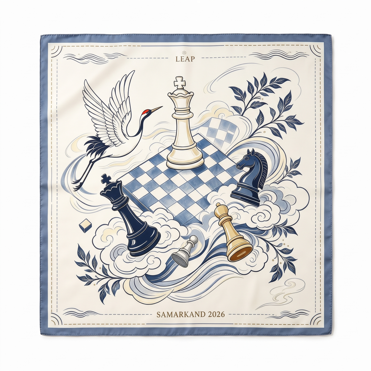 LEAP Silk Road Chess Scarf — image 7