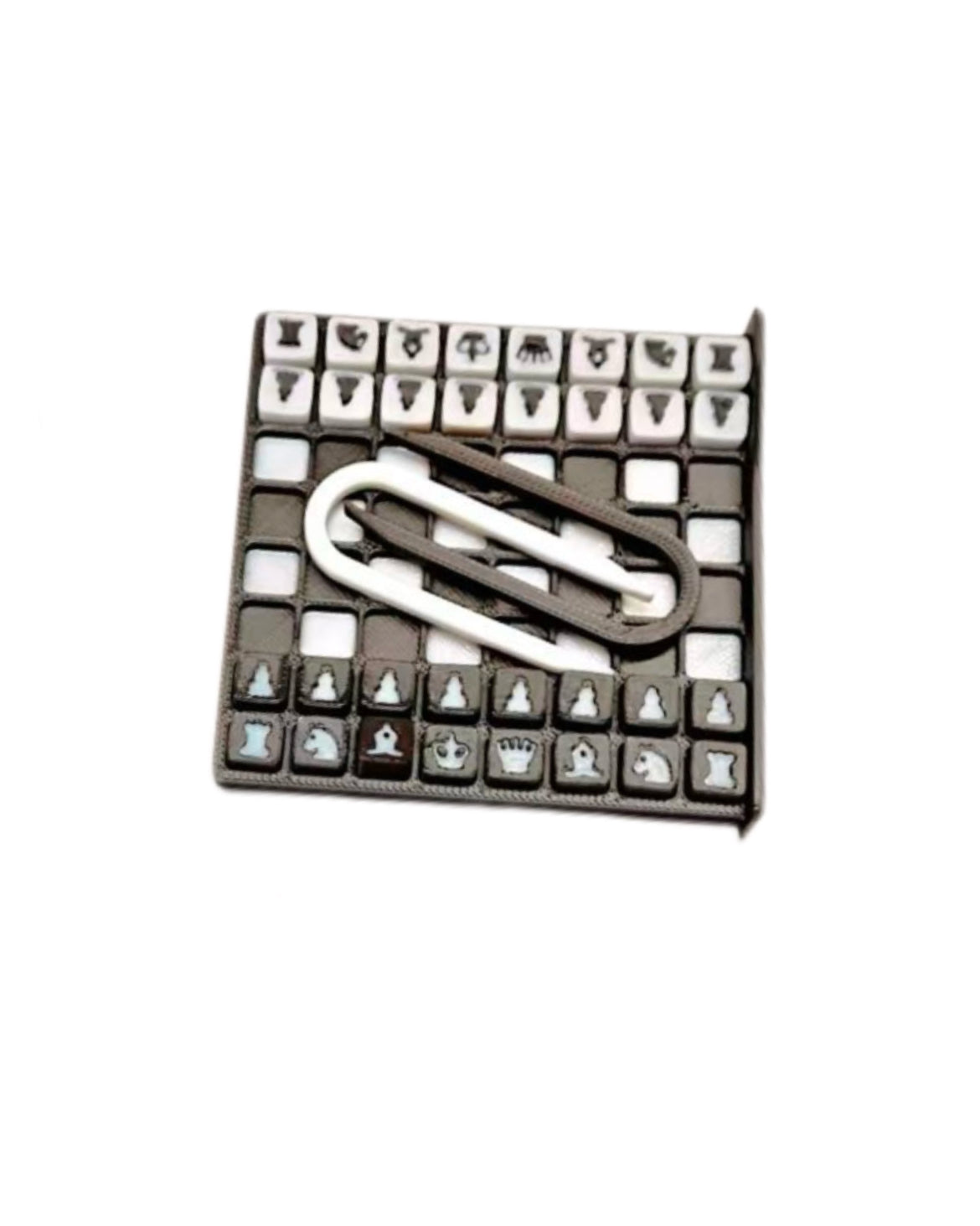 Ultra-Slim Magnetic Pocket Chess Set-black