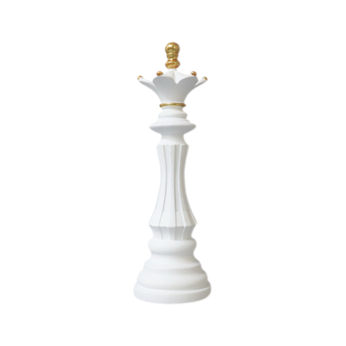 LEAP European Style Resin Chess Ornaments – white queen for Modern Interior Design