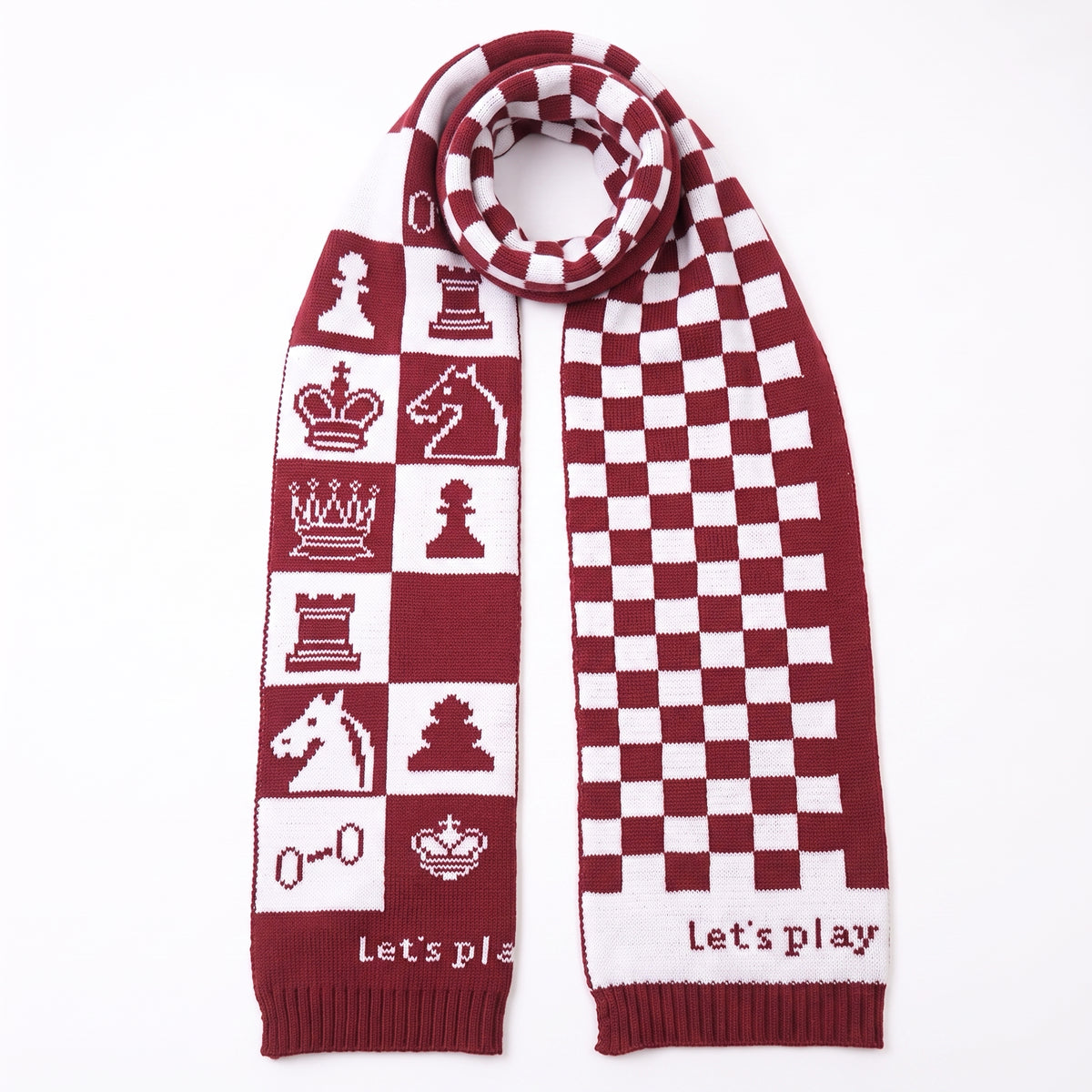 LEAP Fleece Scarf red main product image