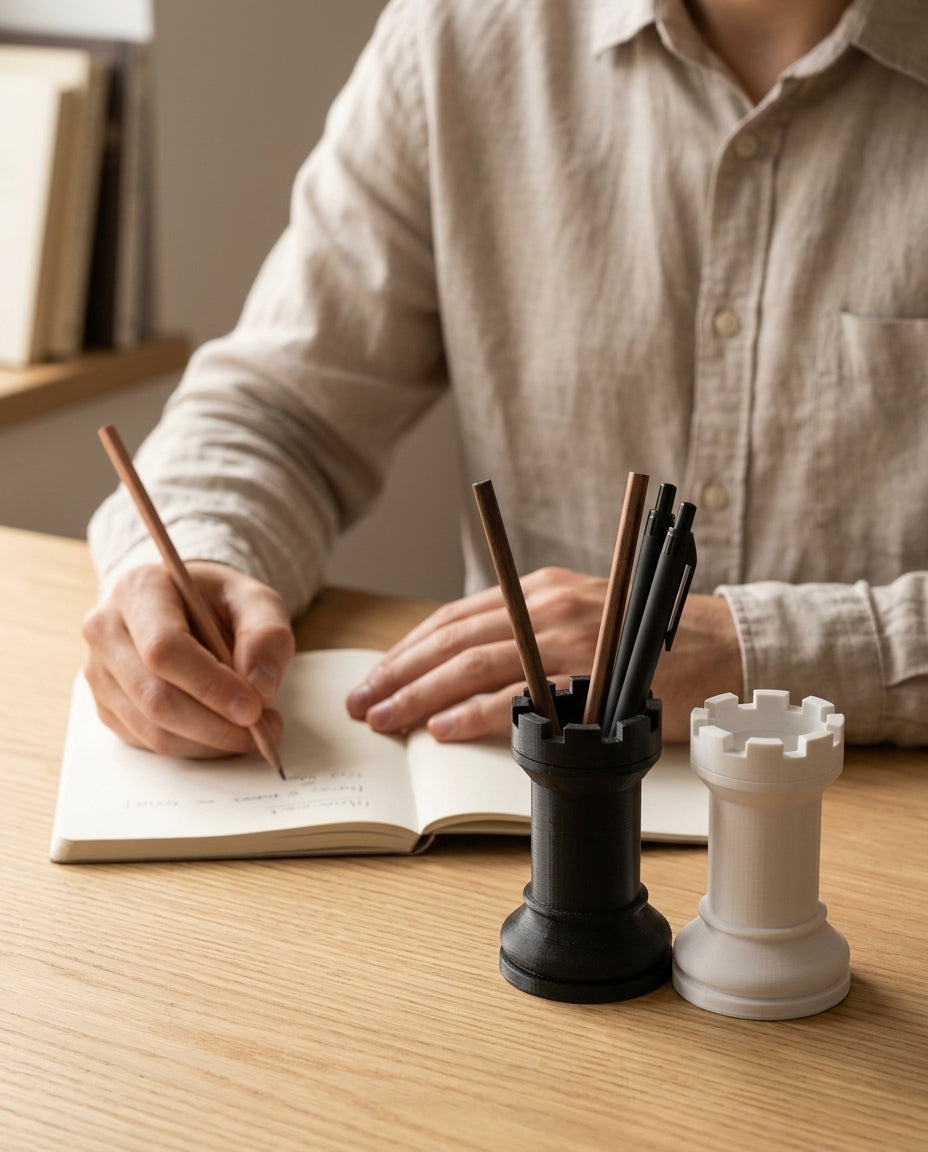 LEAP Chess Rook Pen Holder lifestyle image