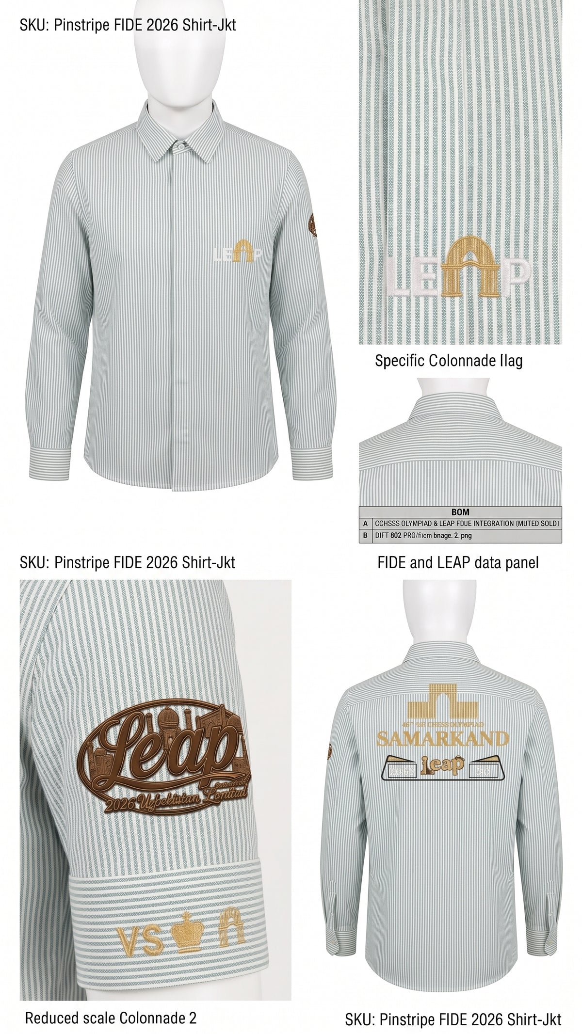 LEAP Chess Shirt-Jacket alternate color image