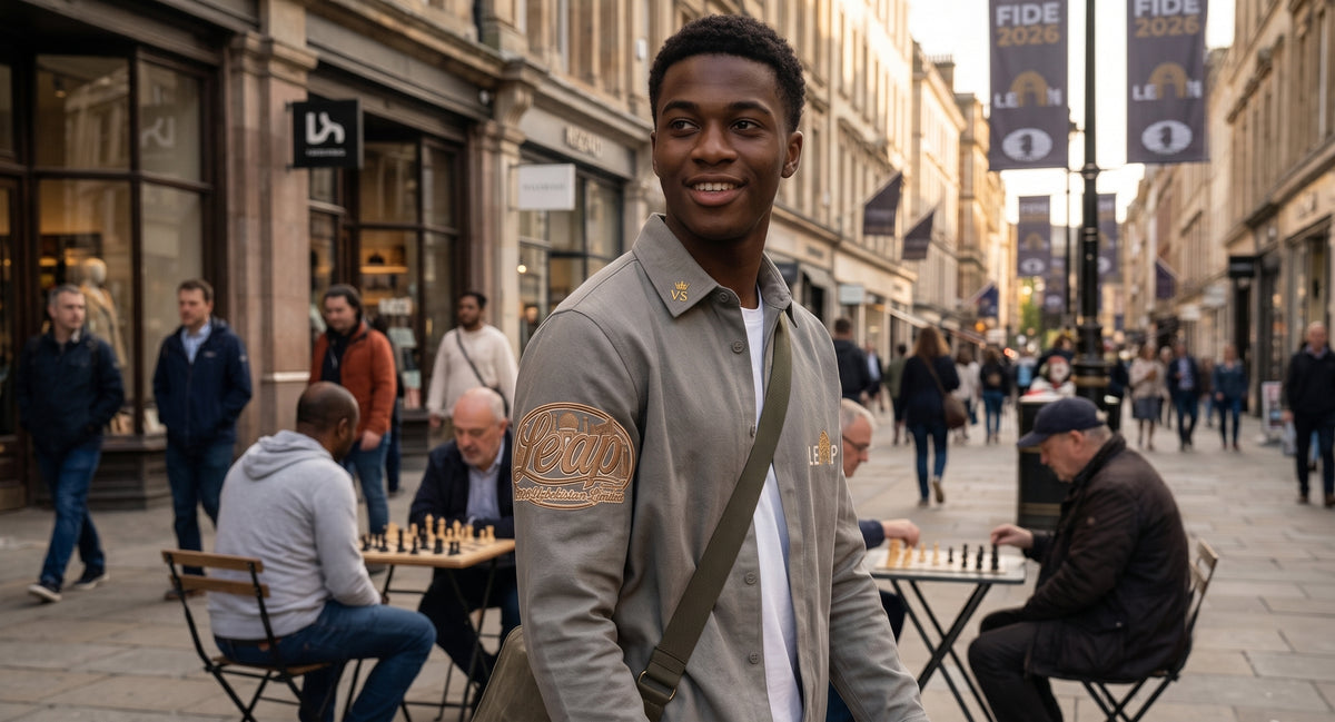 LEAP Chess Shirt-Jacket lifestyle image