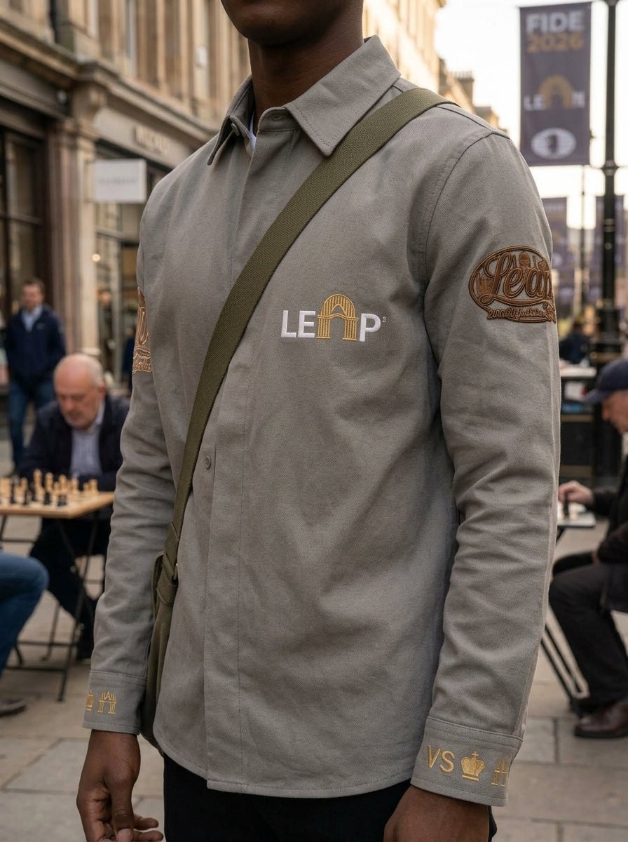 LEAP Chess Shirt-Jacket lifestyle image