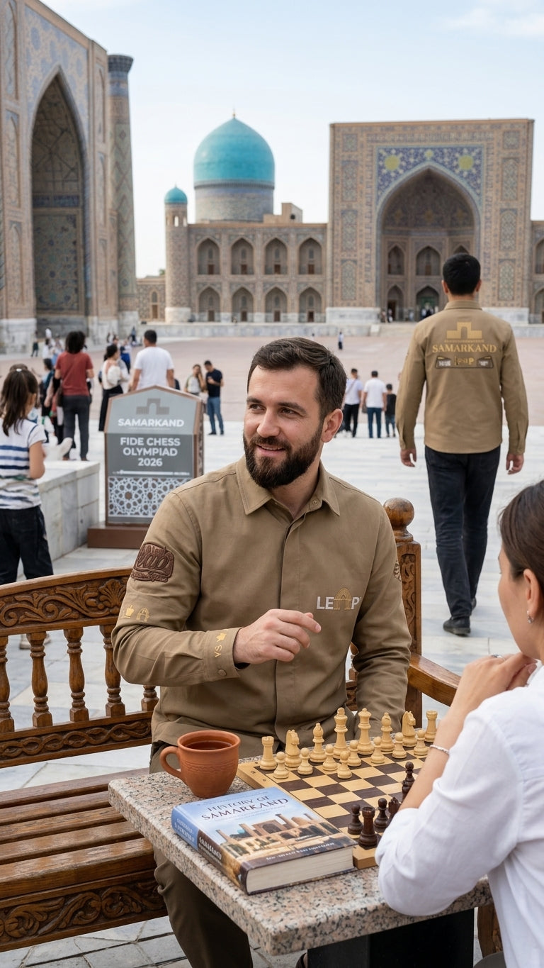 LEAP Chess Shirt-Jacket lifestyle image