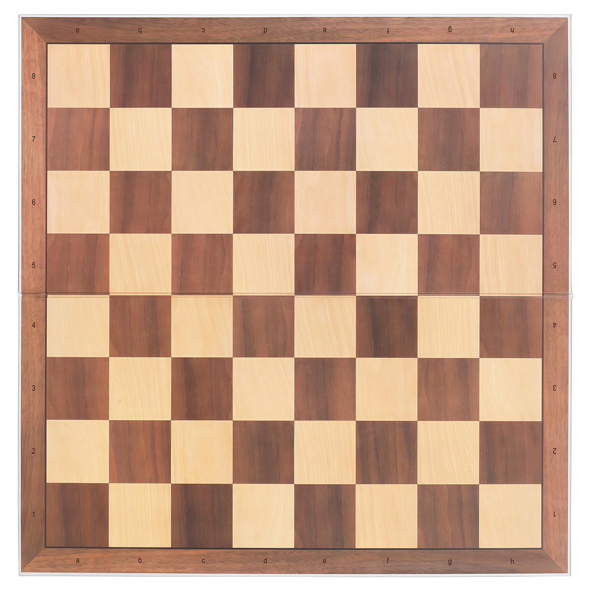WG-QP88F Standard 2-Fold Go/Chess Board - 48x48cm Waterproof Wood Grain Hardboard