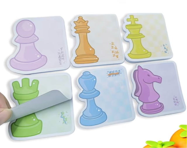 Chess-Themed Sticky Notes