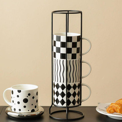 Ceramic Mug 4-Piece Set