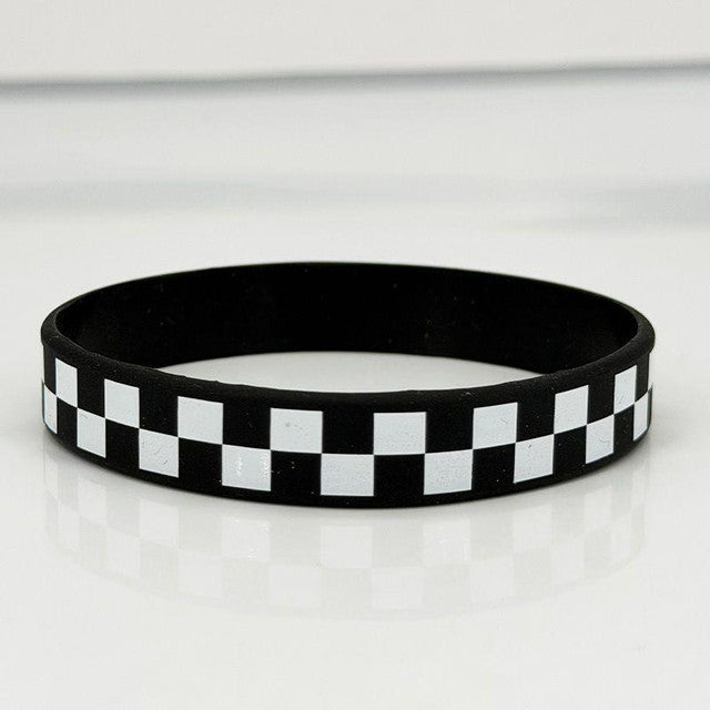 Checkerboard Silicone Bracelet