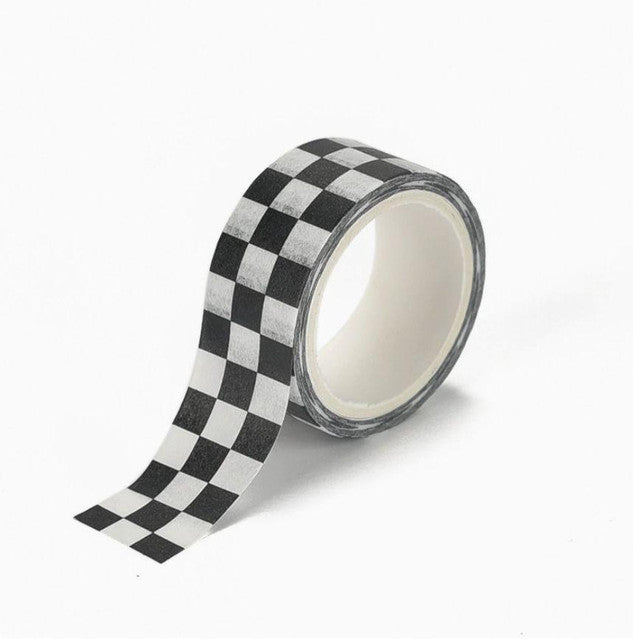 Checkerboard Washi Tape - Black