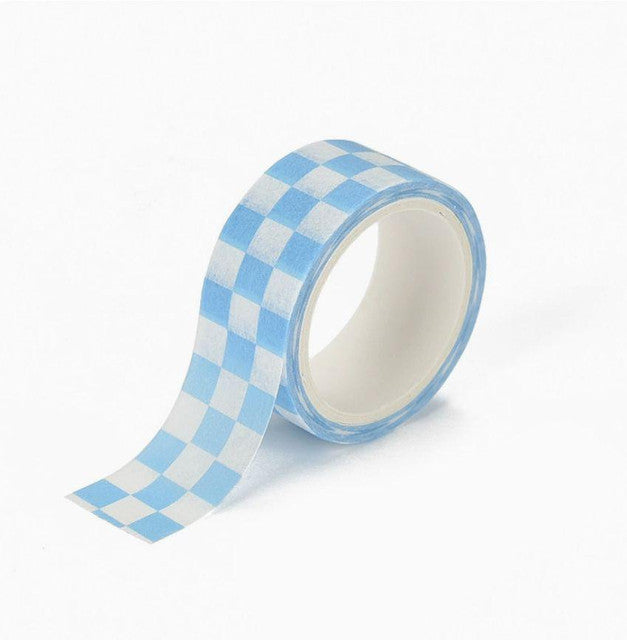 Checkerboard Washi Tape - Blue