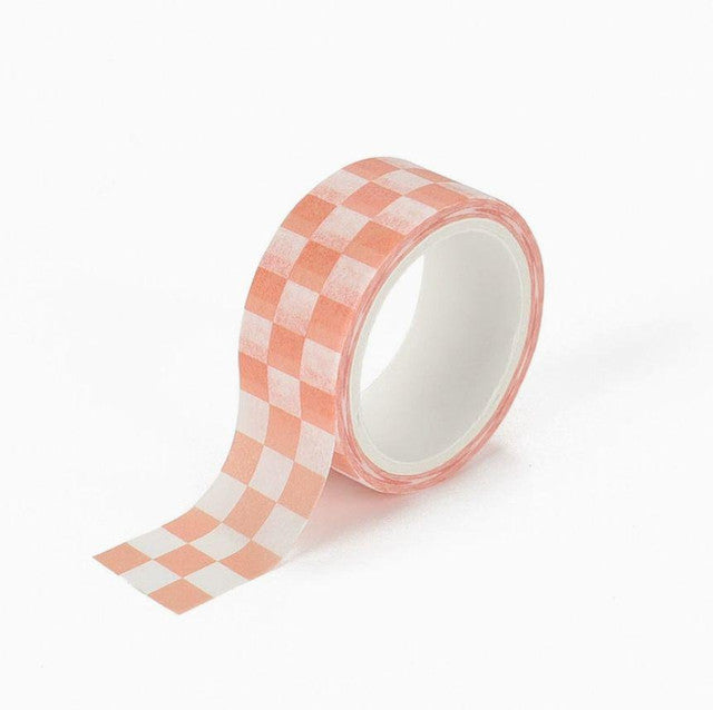Checkerboard Washi Tape - Pink