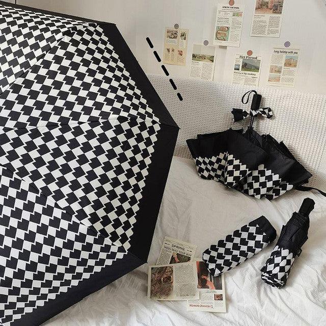 Heart Grid Folding Umbrella - Manual