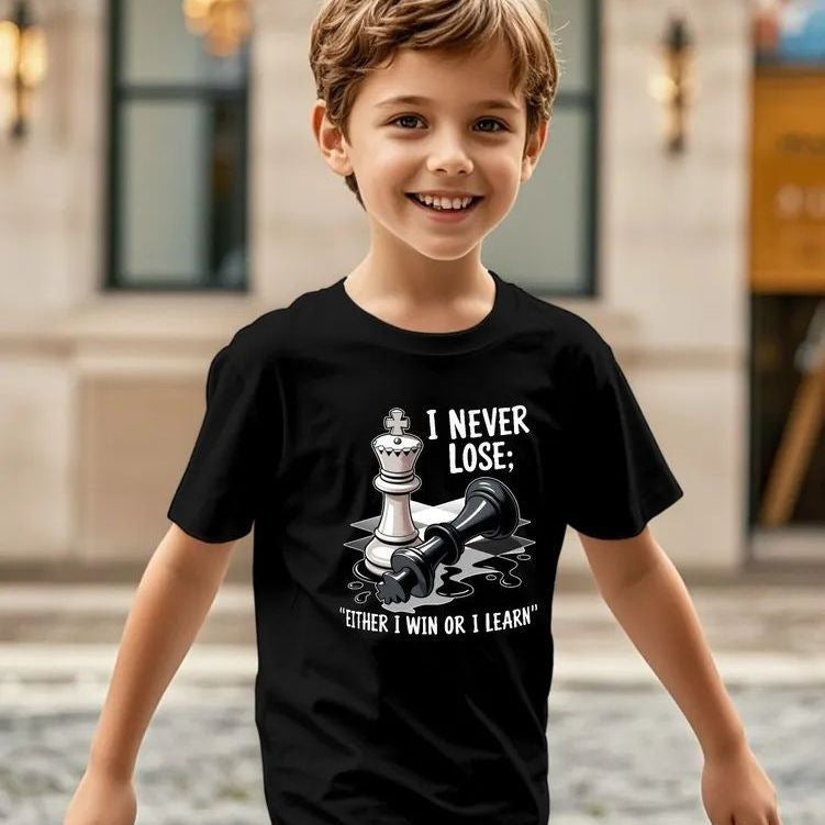 Chess Culture Graphic T-Shirt-BLACK