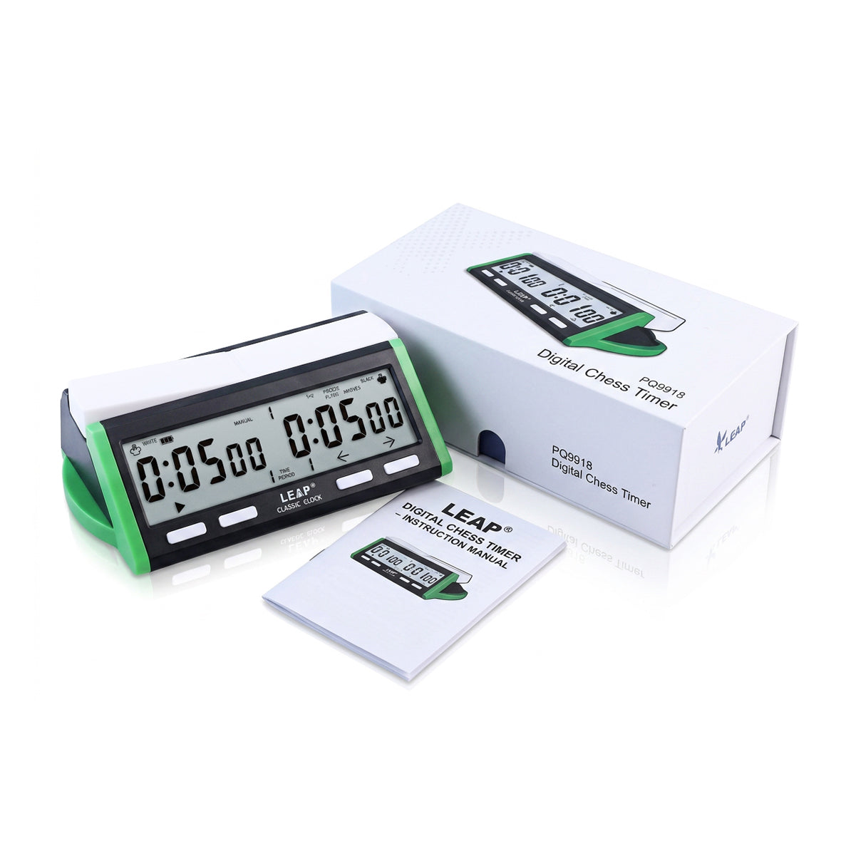 LEAP PQ9918 -FIDE Certified Digital Timer - Extra Large Screen Professional Tournament Clock