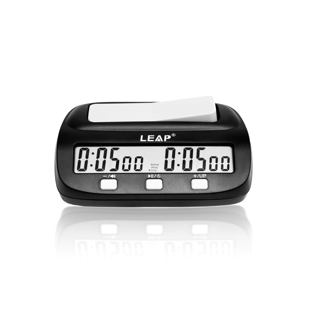 LEAP PQ9923 Digital  BLACK Chess Timer - Reliable Universal Standard for Clubs & Schools