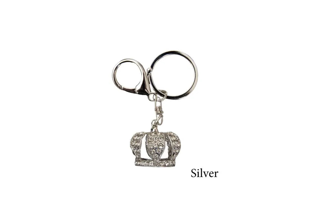 Metal king's crown keychain