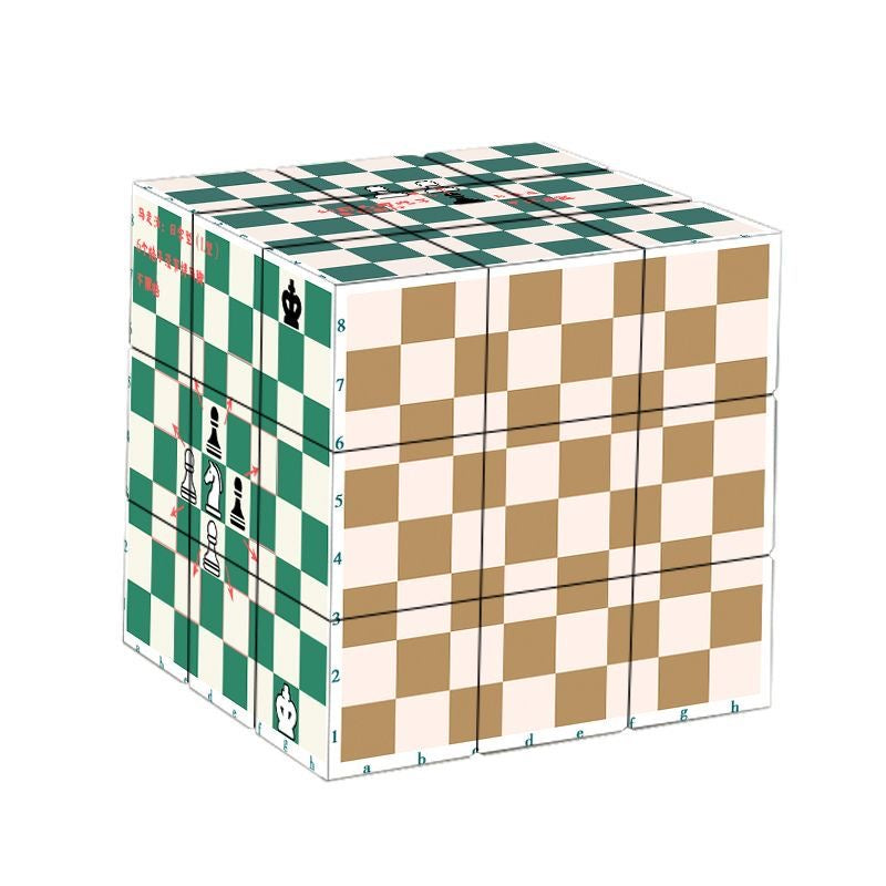 Chess-Themed 3x3 Speed Cube