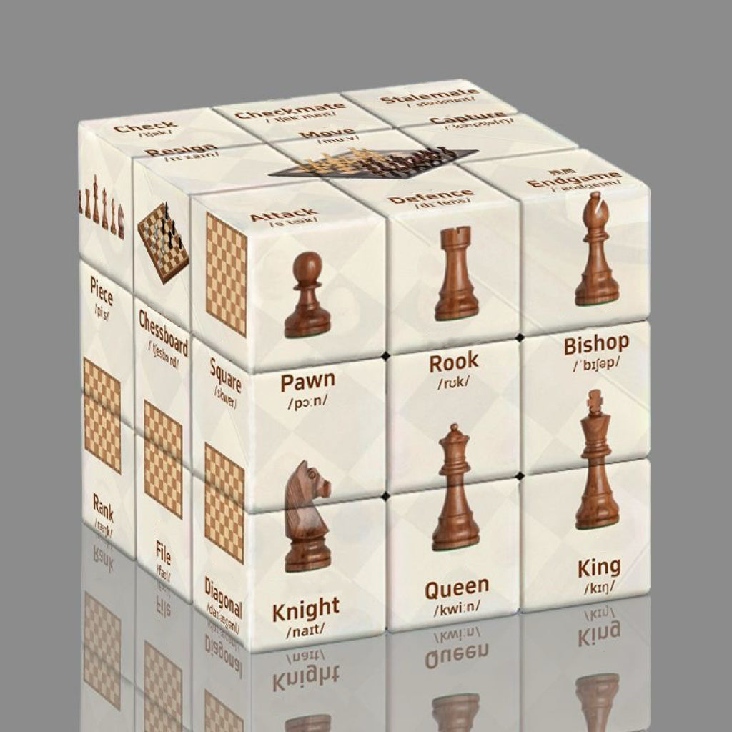 Chess-Themed 3x3 Speed Cube