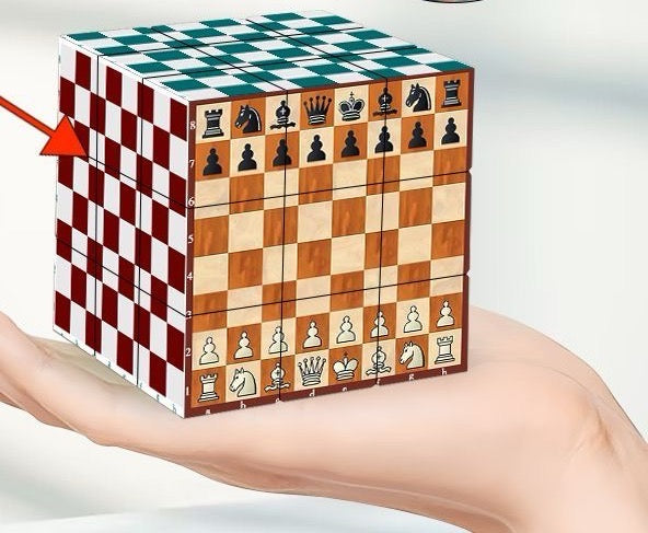 Chess-Themed 3x3 Speed Cube