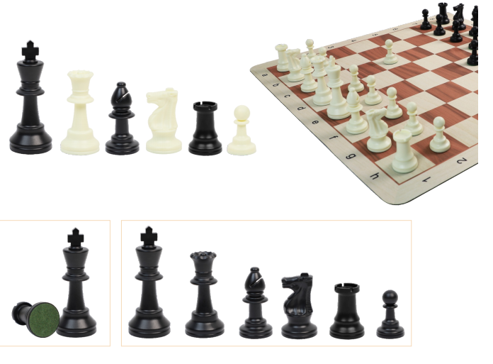 LEAP WG-QZ01 Professional Tournament Chess Pieces